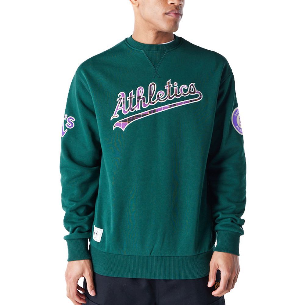 Bild von New Era Fleece Pullover - TARTAN Oakland Athletics
