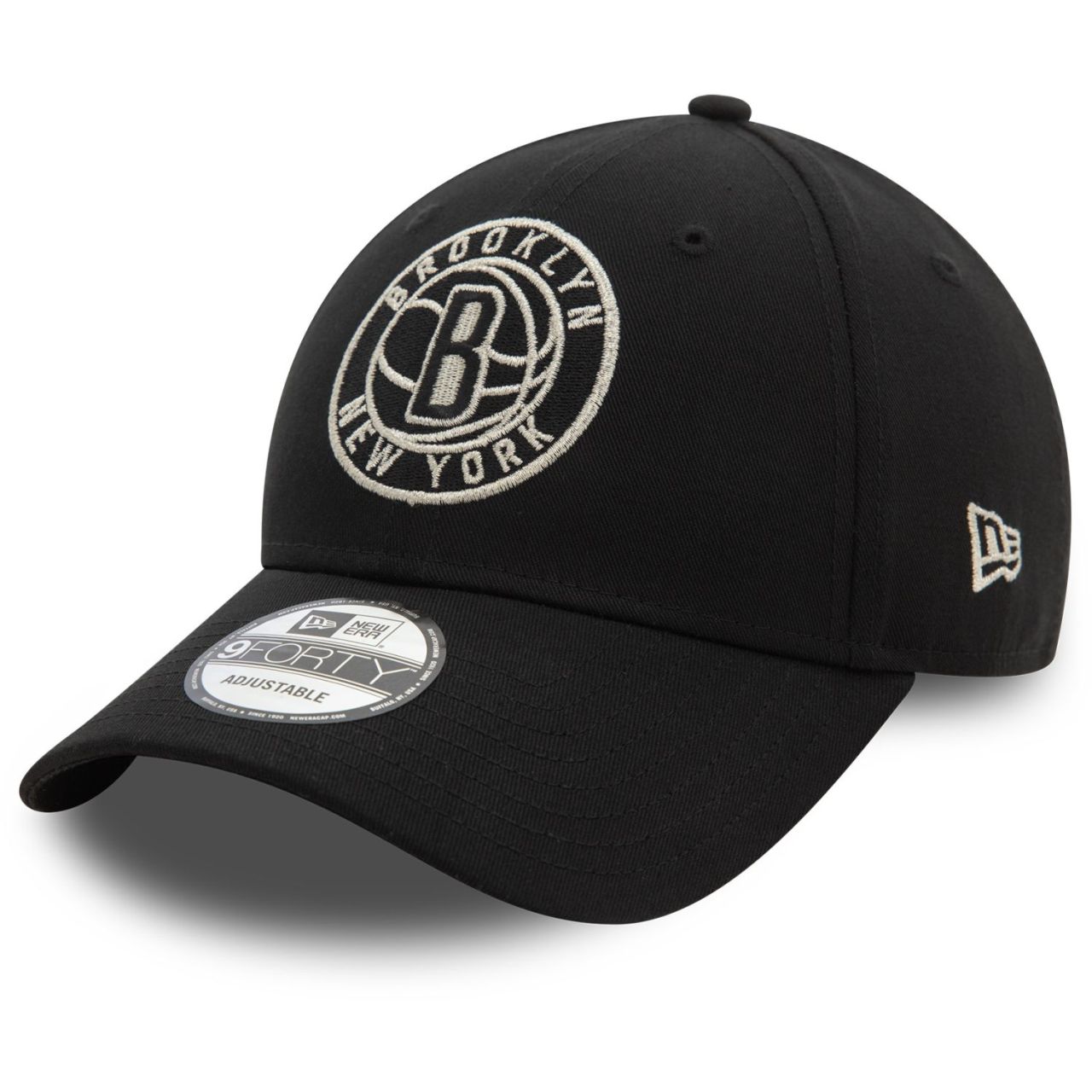 Bild von New Era, Herren, Cap, baseball kappe brooklyn nets ski patch, Schwarz, (One Size)