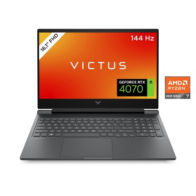 Bild von HP VICTUS 16-s1077ng 40.89cm 16.1Zoll FHD AMD Ryzen 7 8845HS 16GB 512GB SSD RTX 4070 - 512 GB - 16 GB (9Z333EA#ABD)
