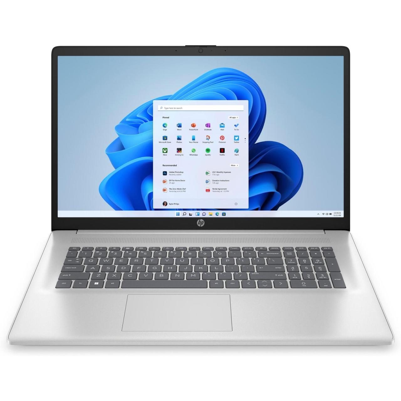 Bild von HP 17-cp0276ng (17.30", AMD Ryzen 7 5700U, 16 GB, 512 GB, DE), Notebook, Silber