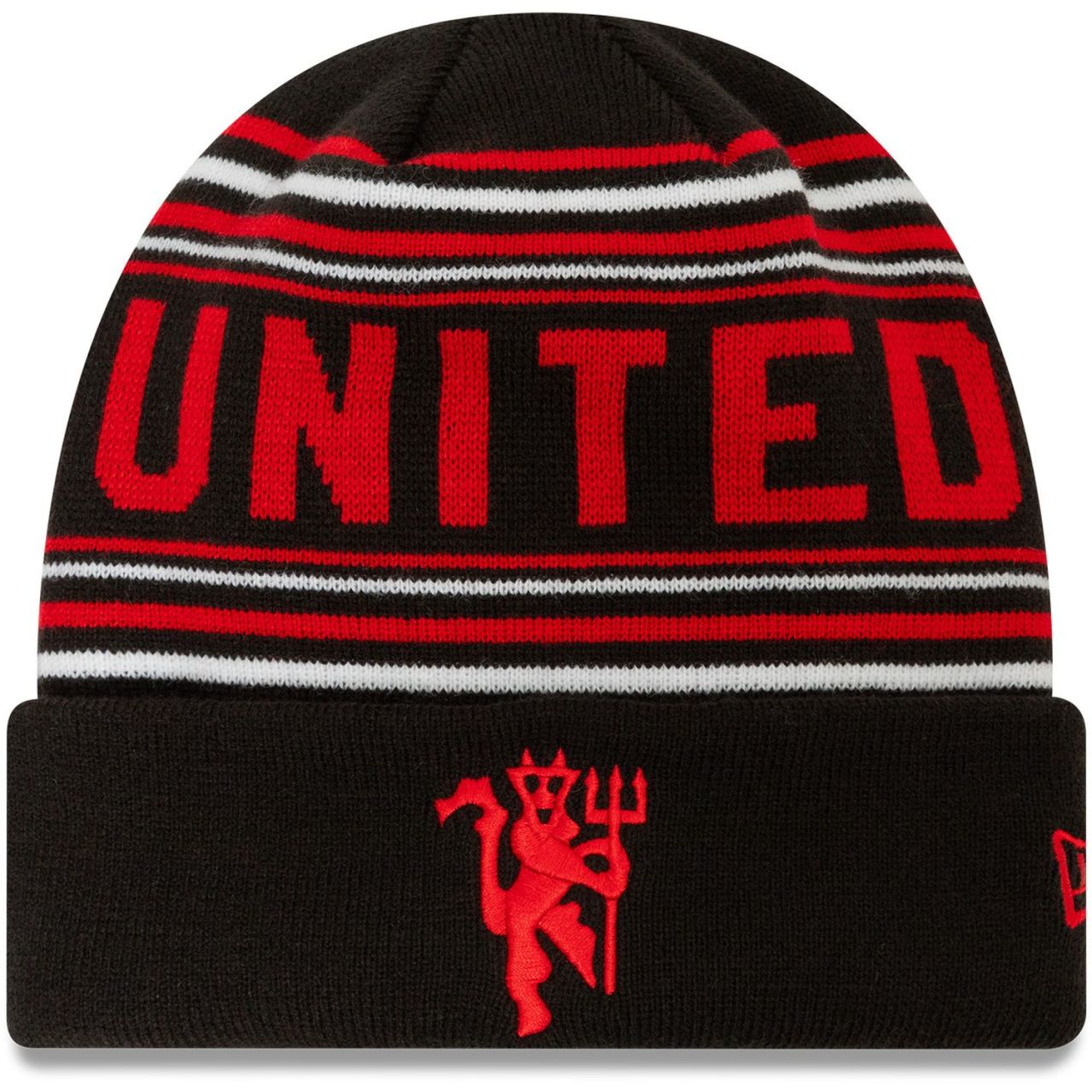 Bild von New Era, Herren, Mütze, Wintermütze Cuff Beanie - Manchester United schwarz, Schwarz
