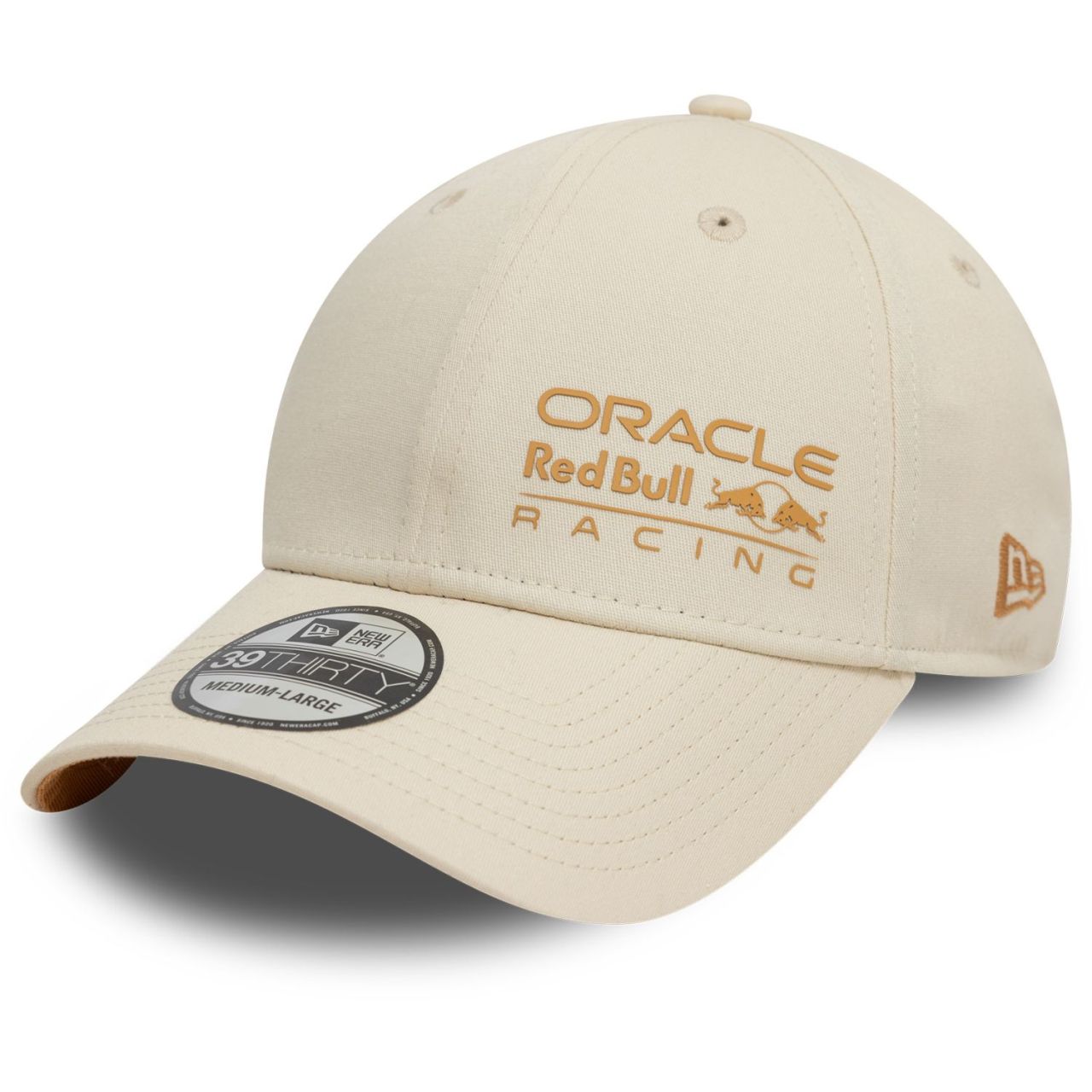 Bild von New Era, Herren, Cap, 39Thirty Stretch Cap - Red Bull Racing beige - L/XL, Beige, (L)