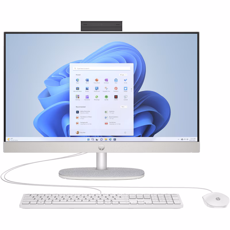 Bild von HP 24-cr1002ng Core Utra 5 125H 16GB/512GB SSD Intel Graphics W11 A45CREA (16 GB, 512 GB, Intel Arc Graphics), PC, Weiss