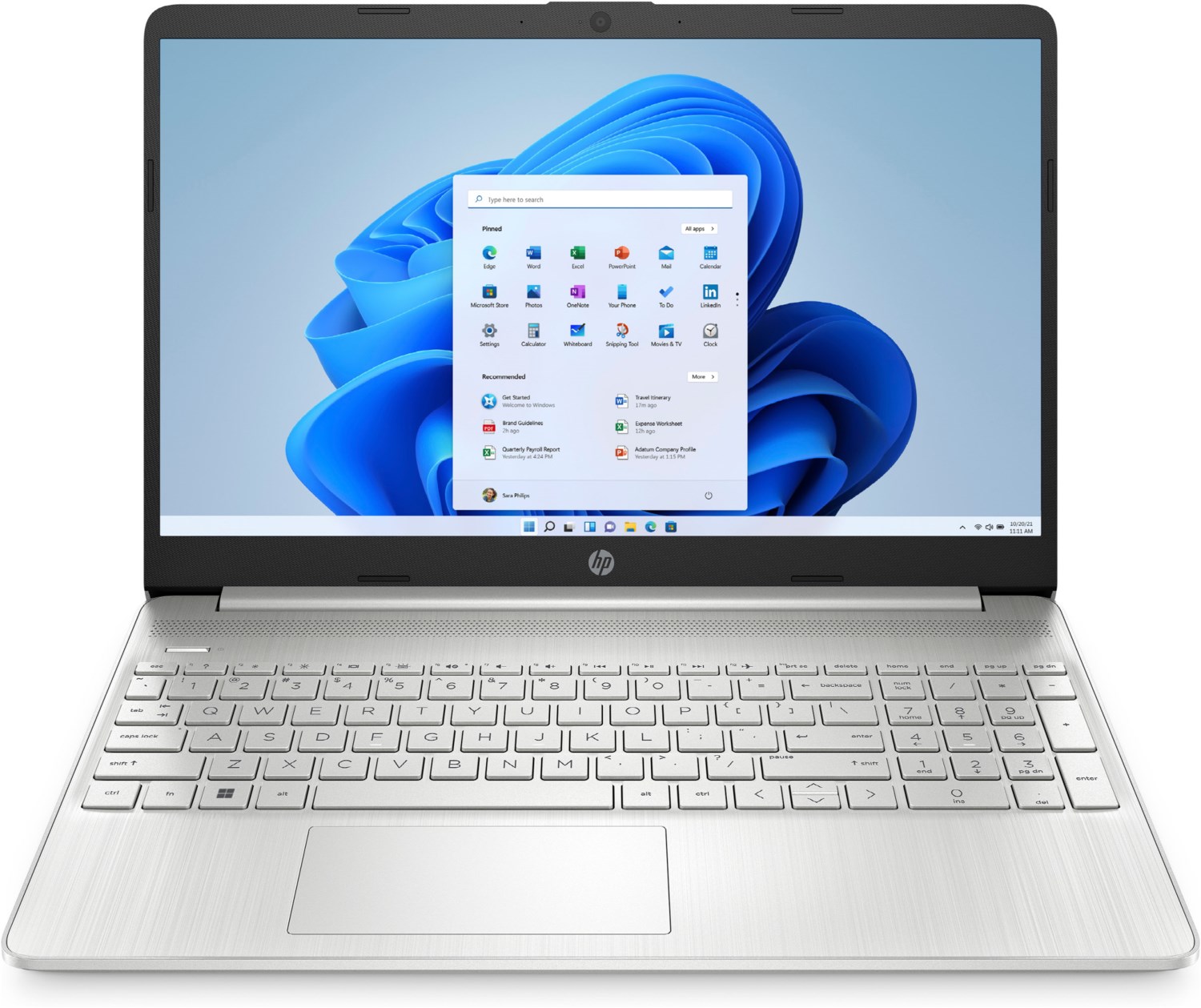 Bild von HP 15s-eq2661ng 39.6cm (15.6) Notebook - Ryzen 5 - 16GB RAM - 1TB SSD - 1920 x 1080 Full HD - Silber (A7JY1EA#ABD)
