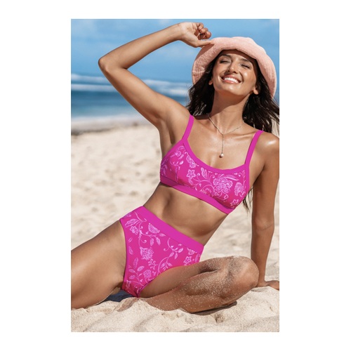 Bild von Bralette Bikini-Oberteil & Moderate Bikinihose