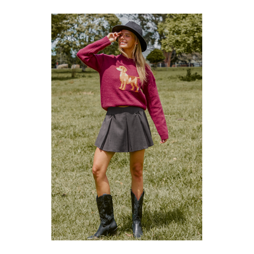 Bild von Plissee-Shorts mit ausgestelltem Bein und Schleifen