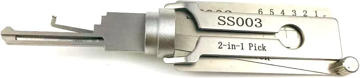 Bild von 2-in-1 SS003 Dietrich- und Decoder-Werkzeug für 5- und 6-polige Türschlösser