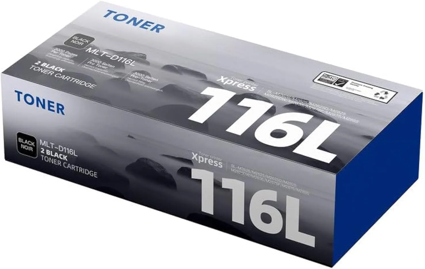 Bild von 2-Pack MLT-D116L Tonerkartuschen kompatibel mit Samsung Xpress Druckern
