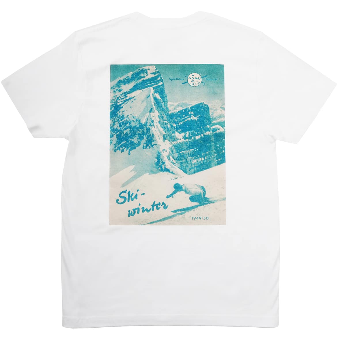 Bild von ASMü Vintage Shirt Ski Winter 1949 Unisex (Weiß XL)