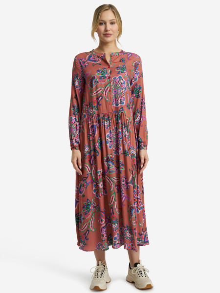 Bild von MILANO ITALY Damen Kleid, rost