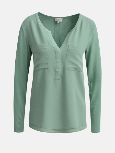 Bild von MILANO ITALY Damen Bluse, pastellgrün