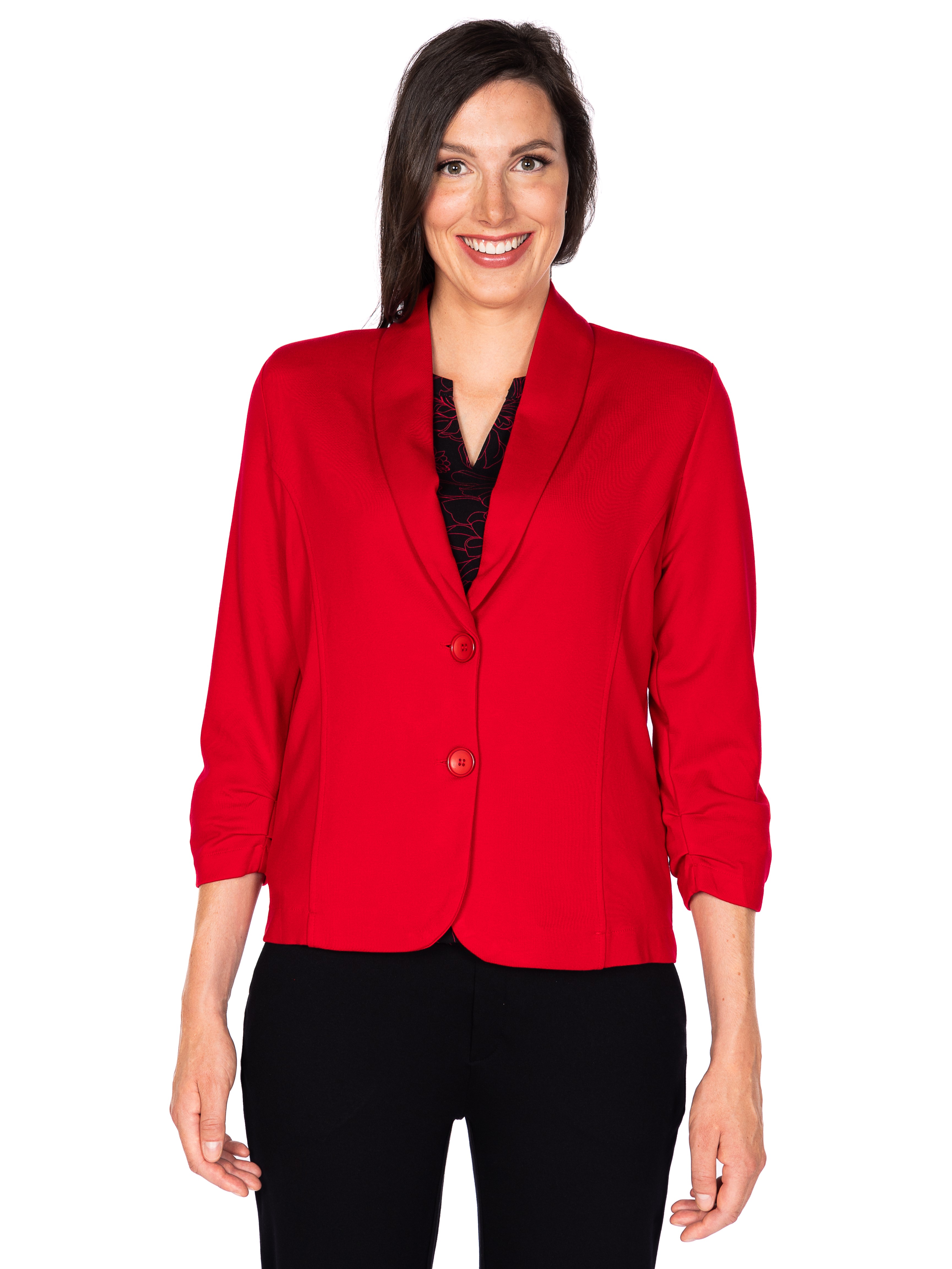 Bild von einfach Schön Blazer Scarlett rot