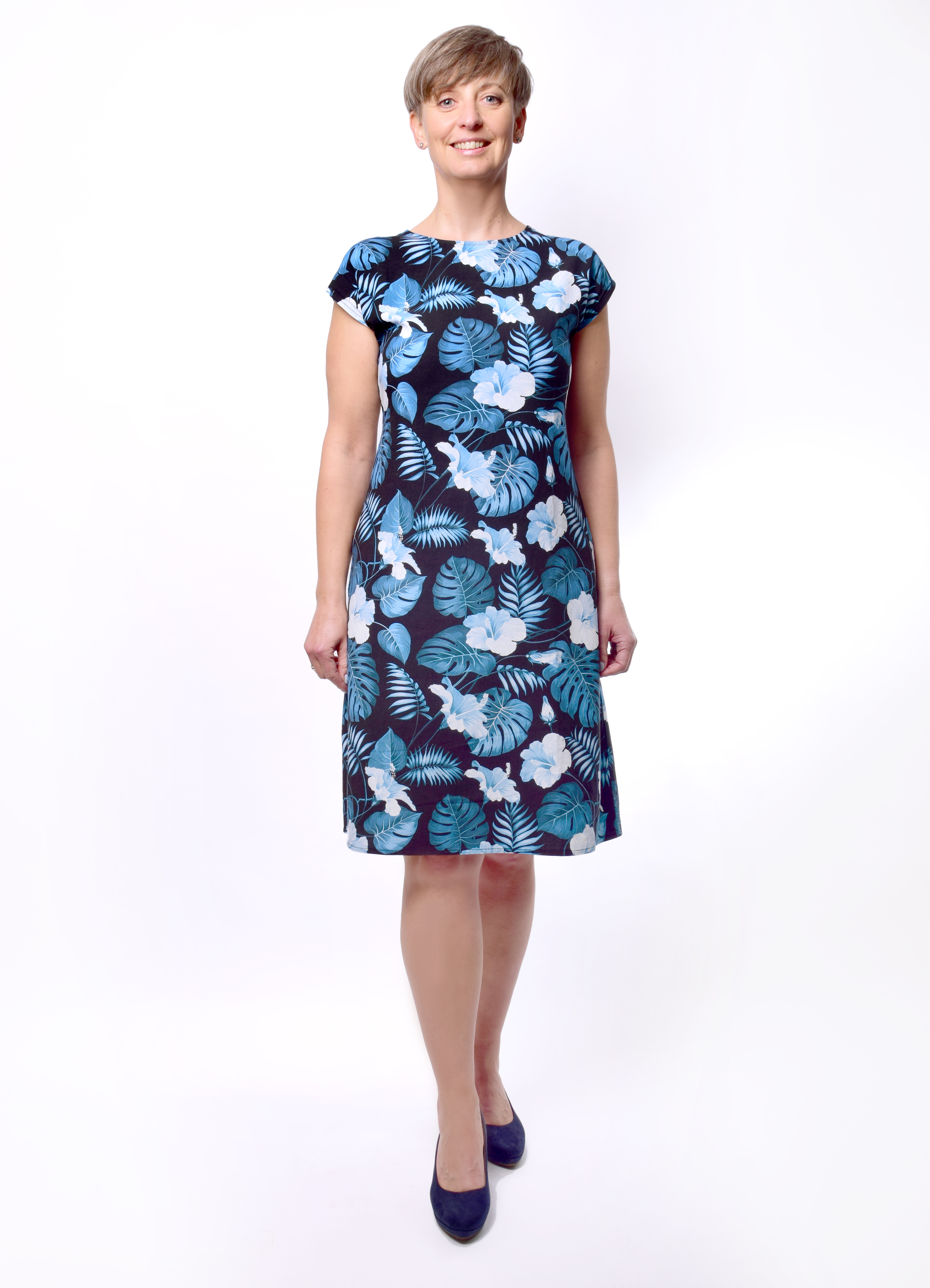 Bild von einfach Schön Kleid Angela blau