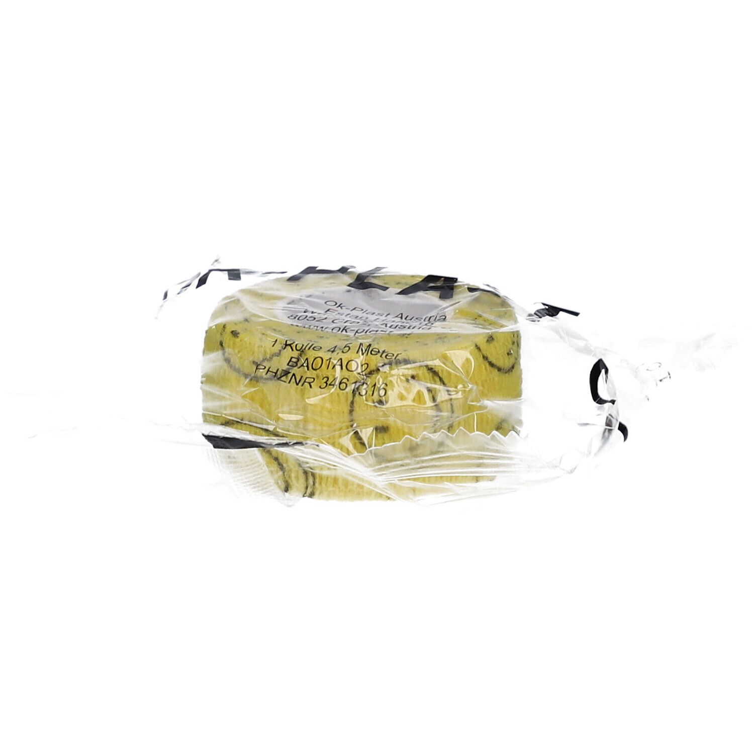 Bild von OK-Plast 4,5 m x 2,5 cm gelb-smiley