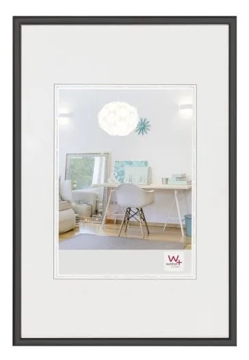 Bild von Walther Kunststoffrahmen KV015B New Lifestyle 10x15cm schwarz 10er