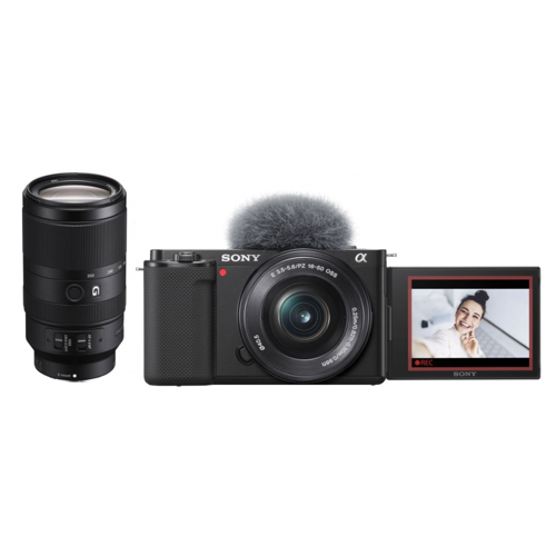 Bild von Sony Alpha ZV-E10 + 16-50mm + SEL 70-350mm f4,5-6,3 G OSS - Der perfekte Begleiter für Vlogs