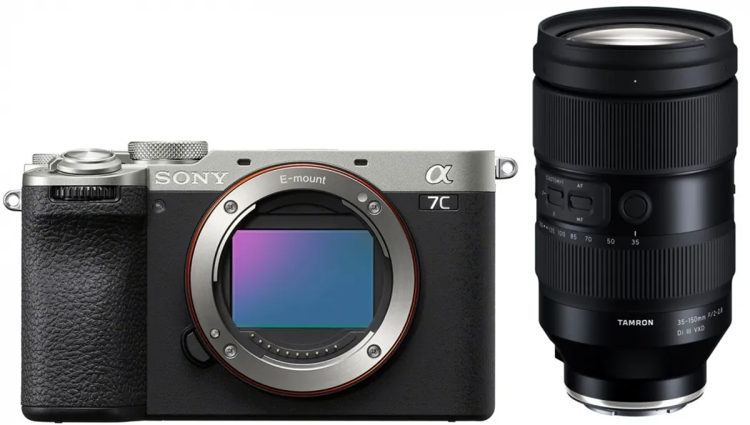 Bild von Sony Alpha ILCE-7C II Gehäuse silber + Tamron 35-150 f2-2,8