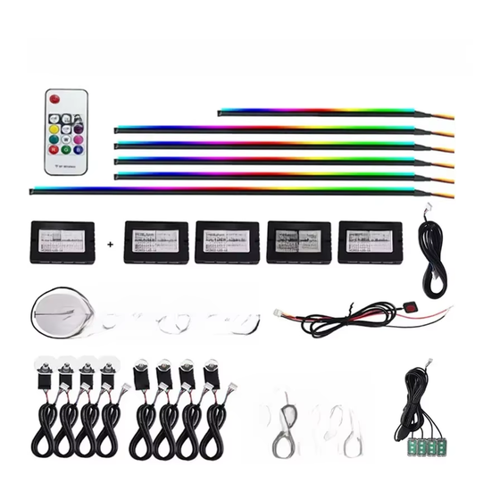 Bild von 18/22 in 1 Symphonie Licht Teile 3pins 110/cm LED Licht leiste Haupt-/Sub-Controller Speicher