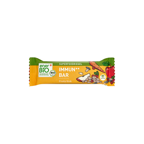 Bild von enerBiO Bio Superfoodriegel Immun Bar Fruity – 20 Riegel für Ihre Gesundheit