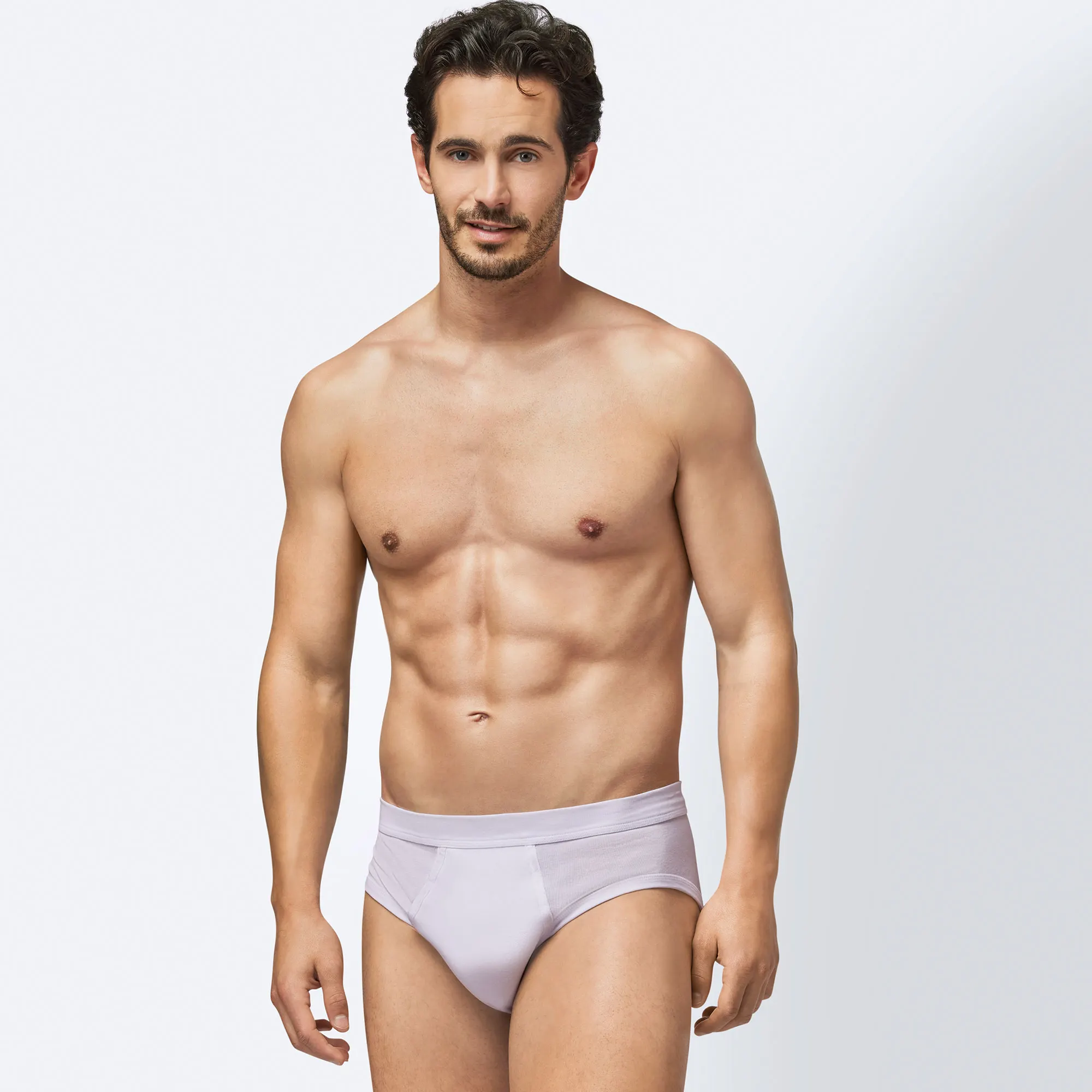 Bild von Herren-Slip aus reiner Baumwolle, 2er-Pack