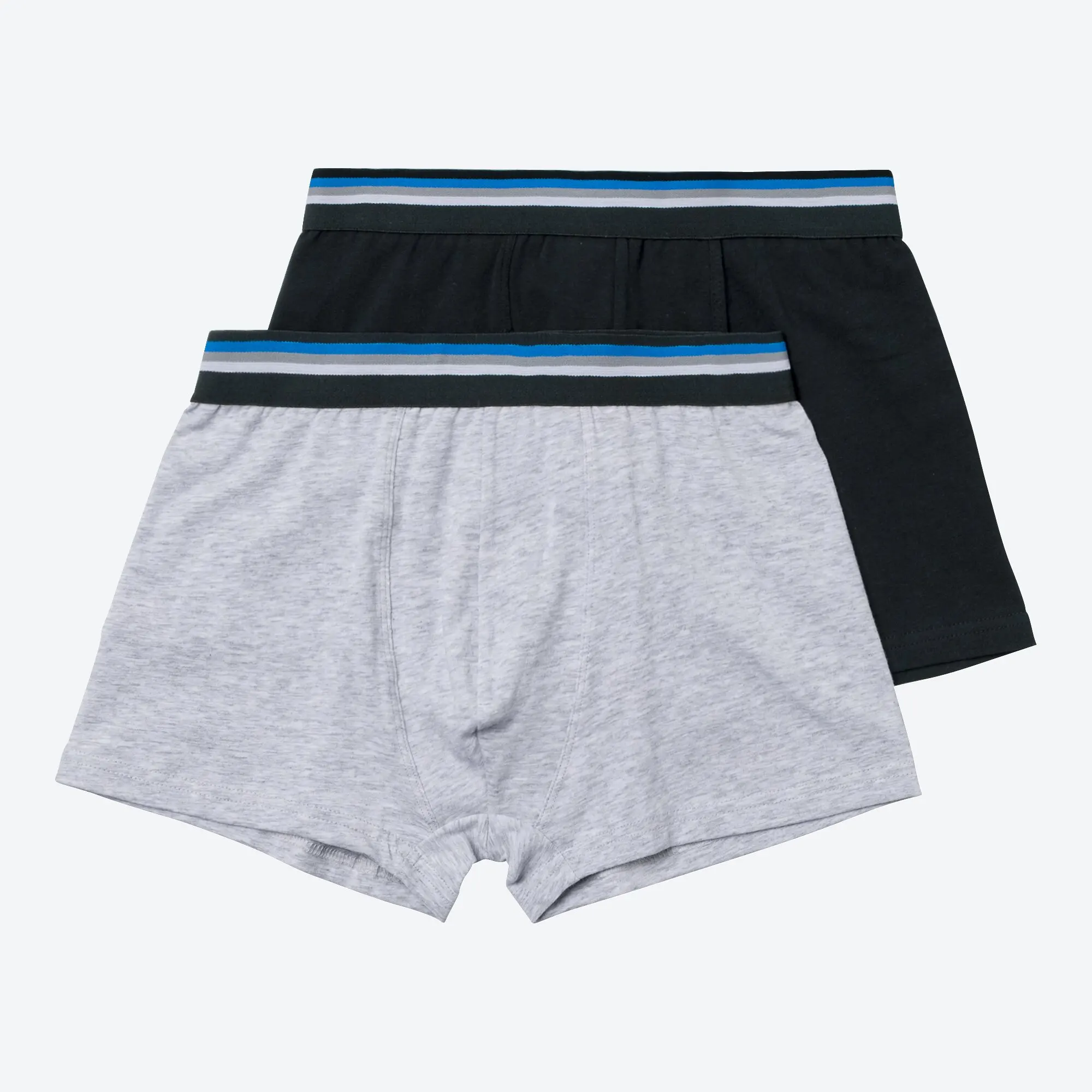 Bild von Kinder-Jungen-Retroshorts mit Kontrastwebbund, 2er-Pack
