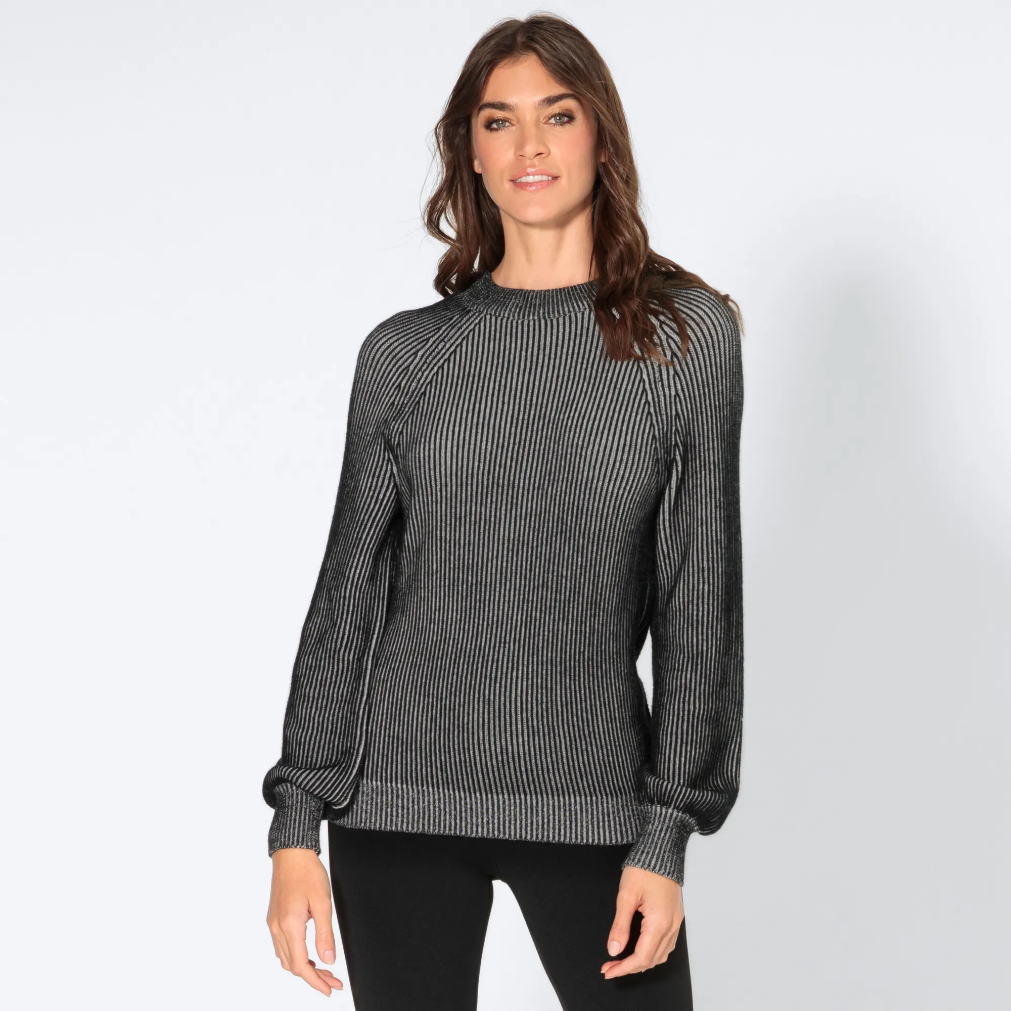 Bild von Damen-Pullover in Rippenoptik