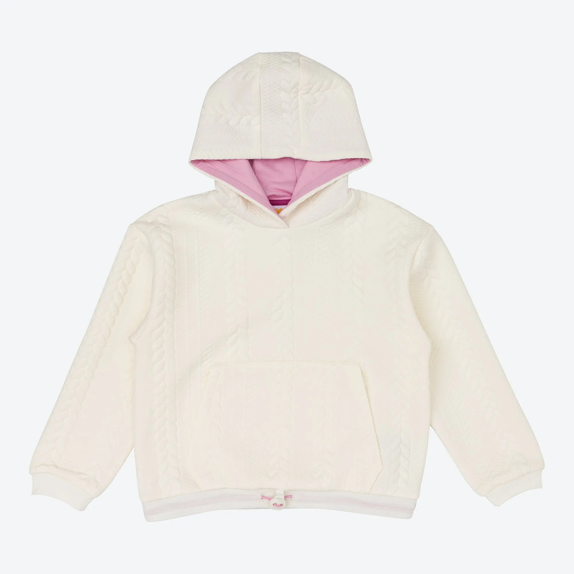 Bild von Kinder-Mädchen-Strickpullover mit Kapuze