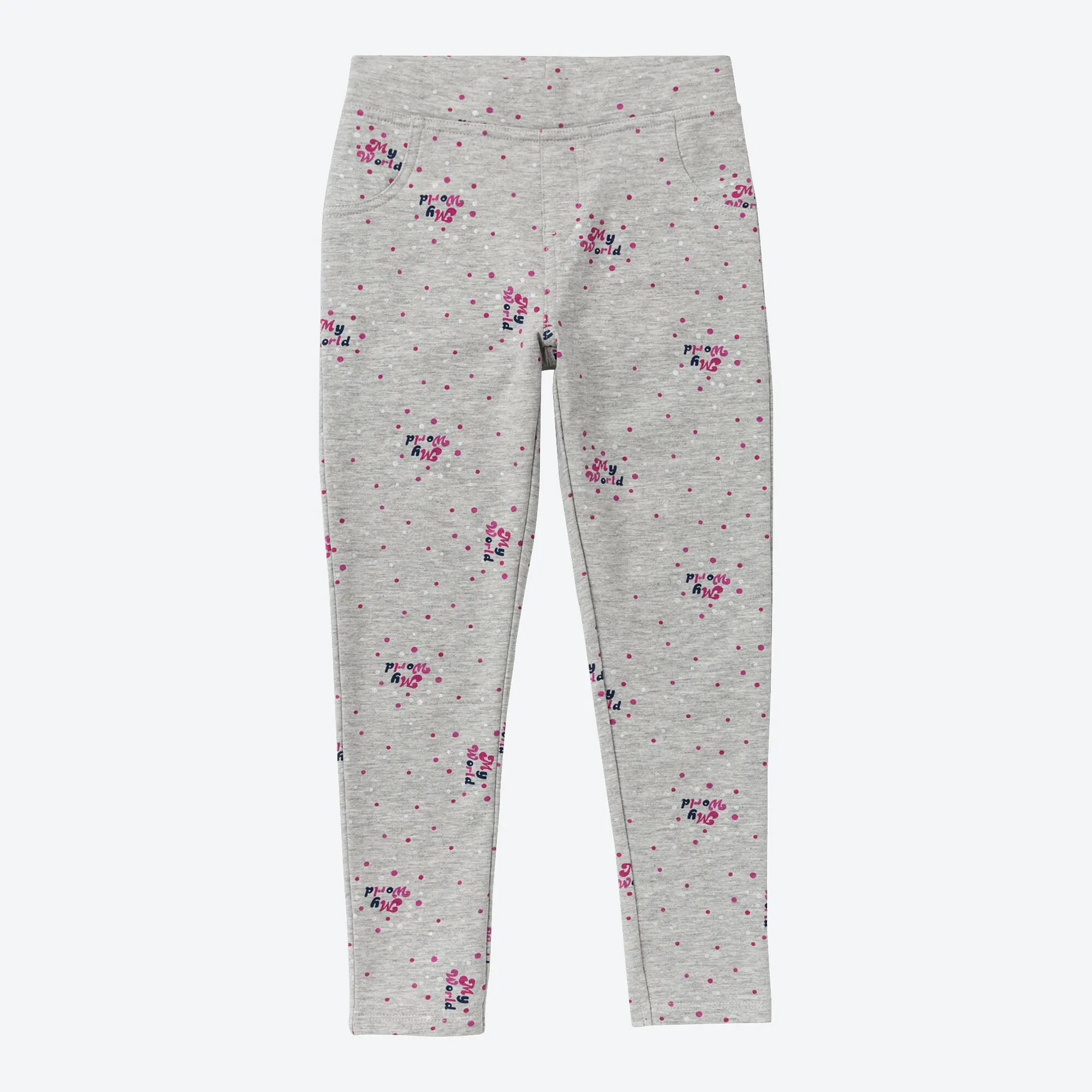 Bild von Kinder-Mädchen-Sweatleggings mit Glitzerprint