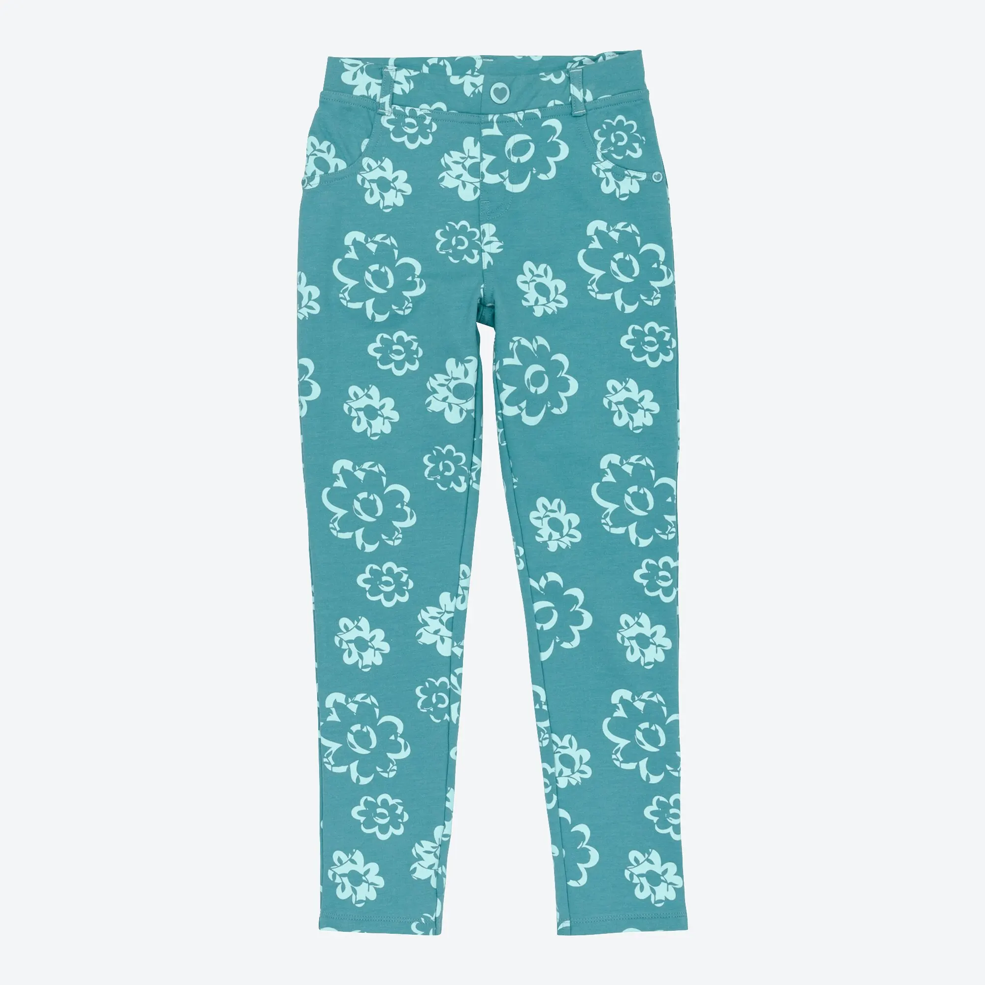 Bild von Kinder-Mädchen-Sweatleggings mit Blumen