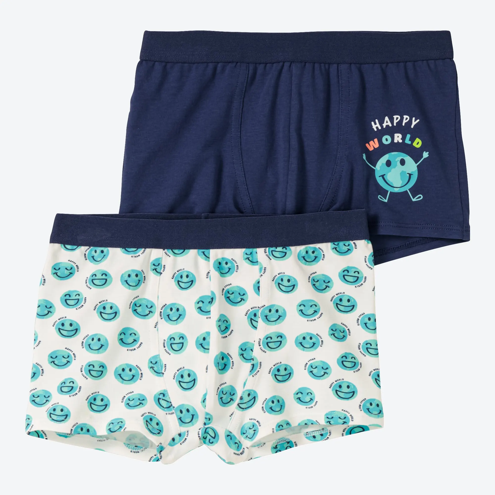 Bild von Kinder-Jungen-Retroshorts in tollem Design, 2er-Pack