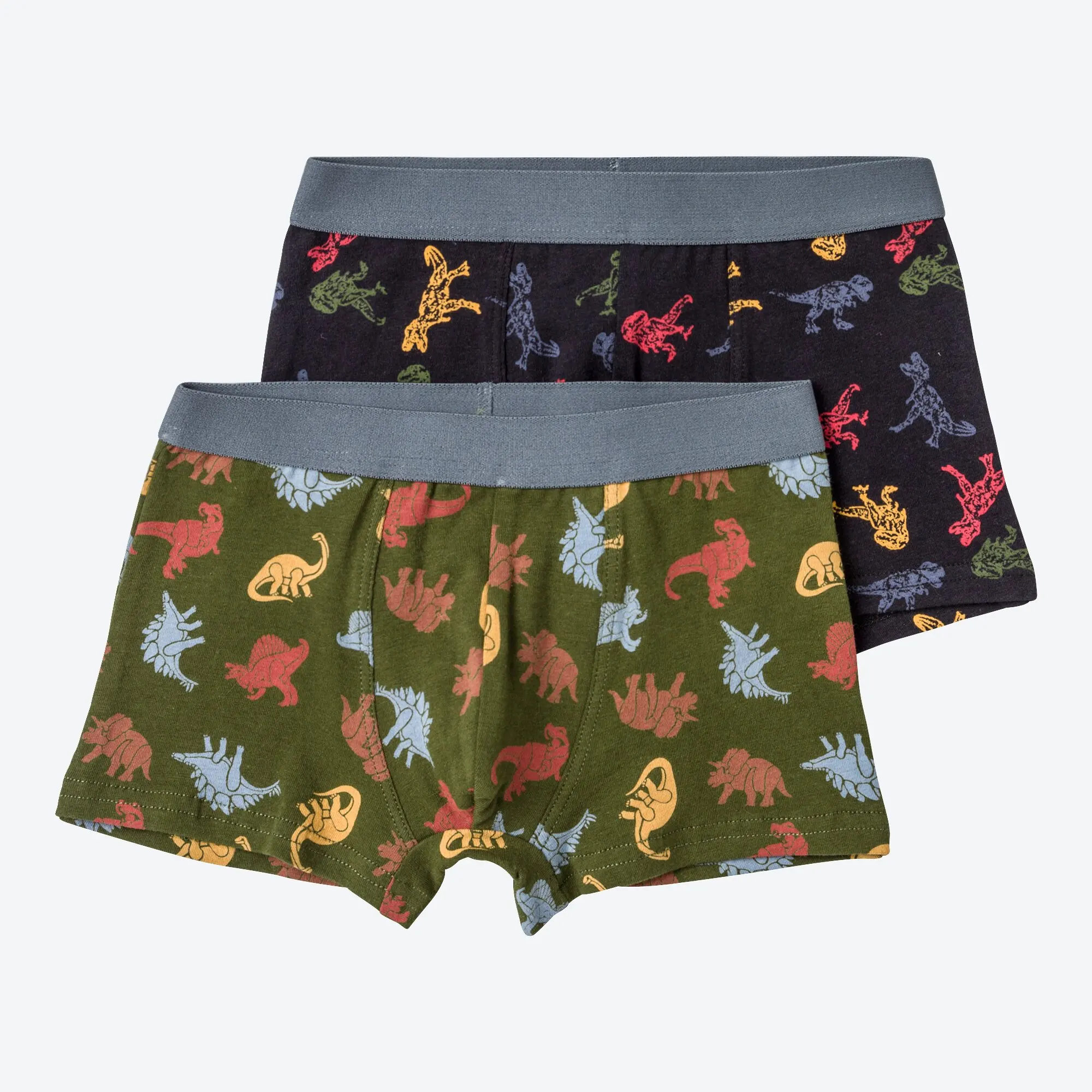 Bild von Kinder-Jungen-Retroshorts mit Allover-Print, 2er-Pack