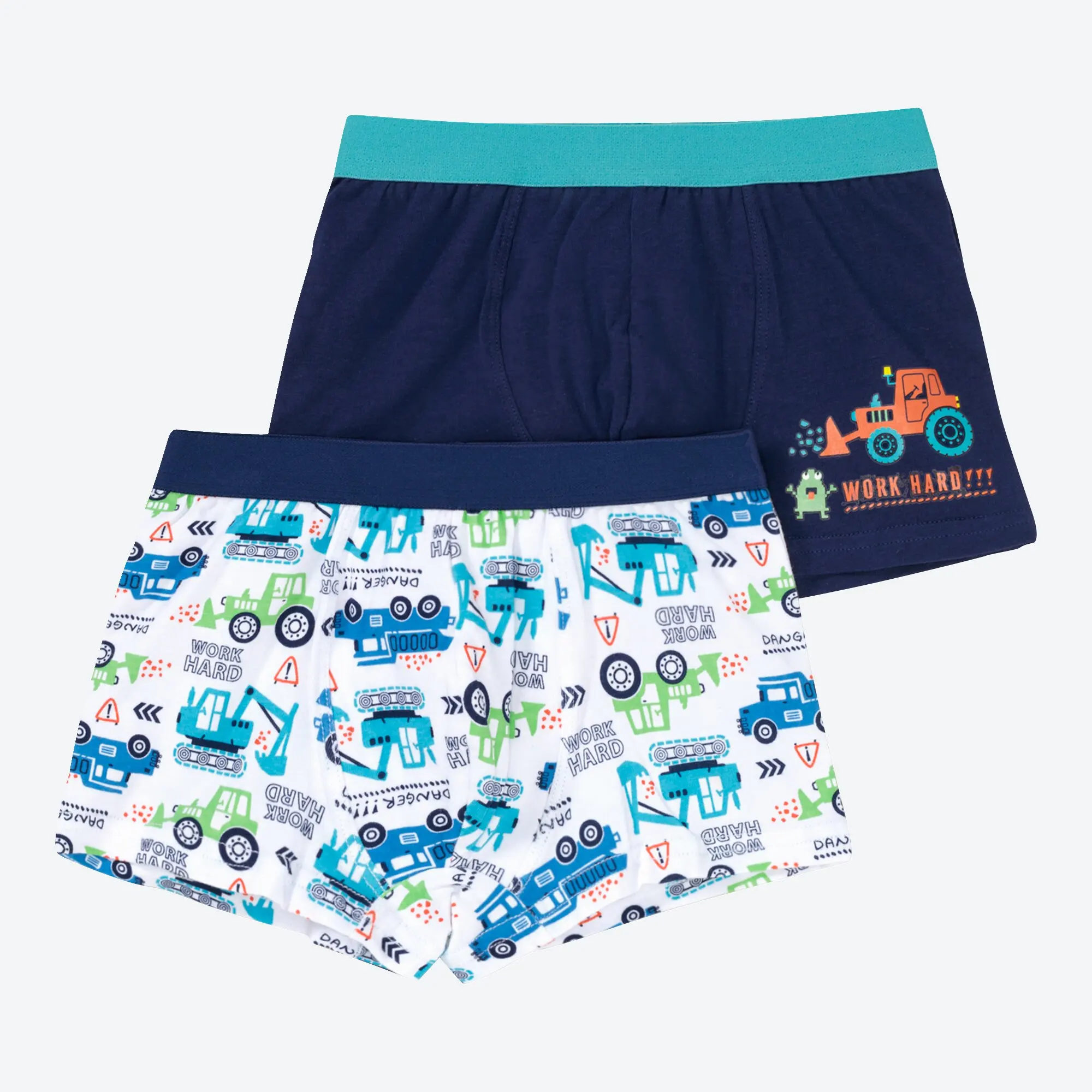 Bild von Kinder-Jungen-Retroshorts mit tollem Muster, 2er-Pack