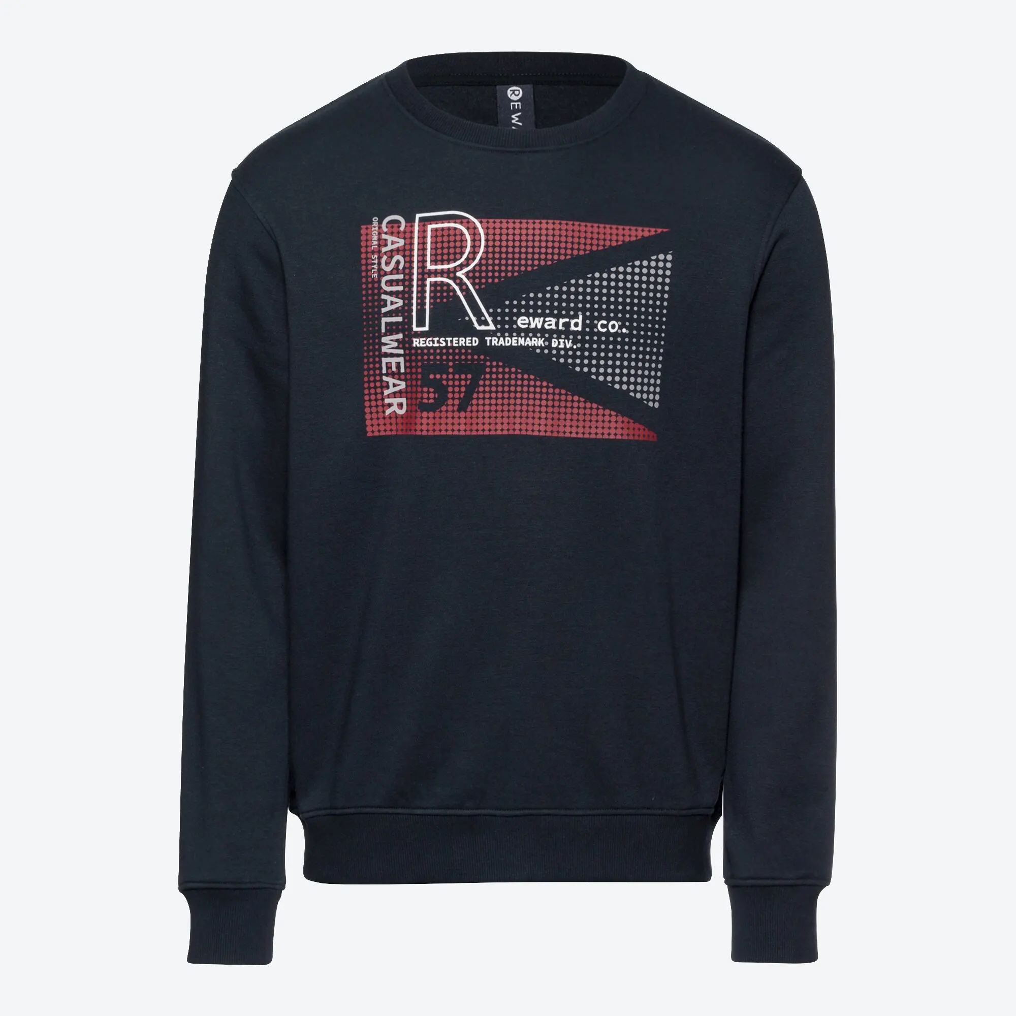 Bild von Herren-Sweatshirt mit Rippbündchen