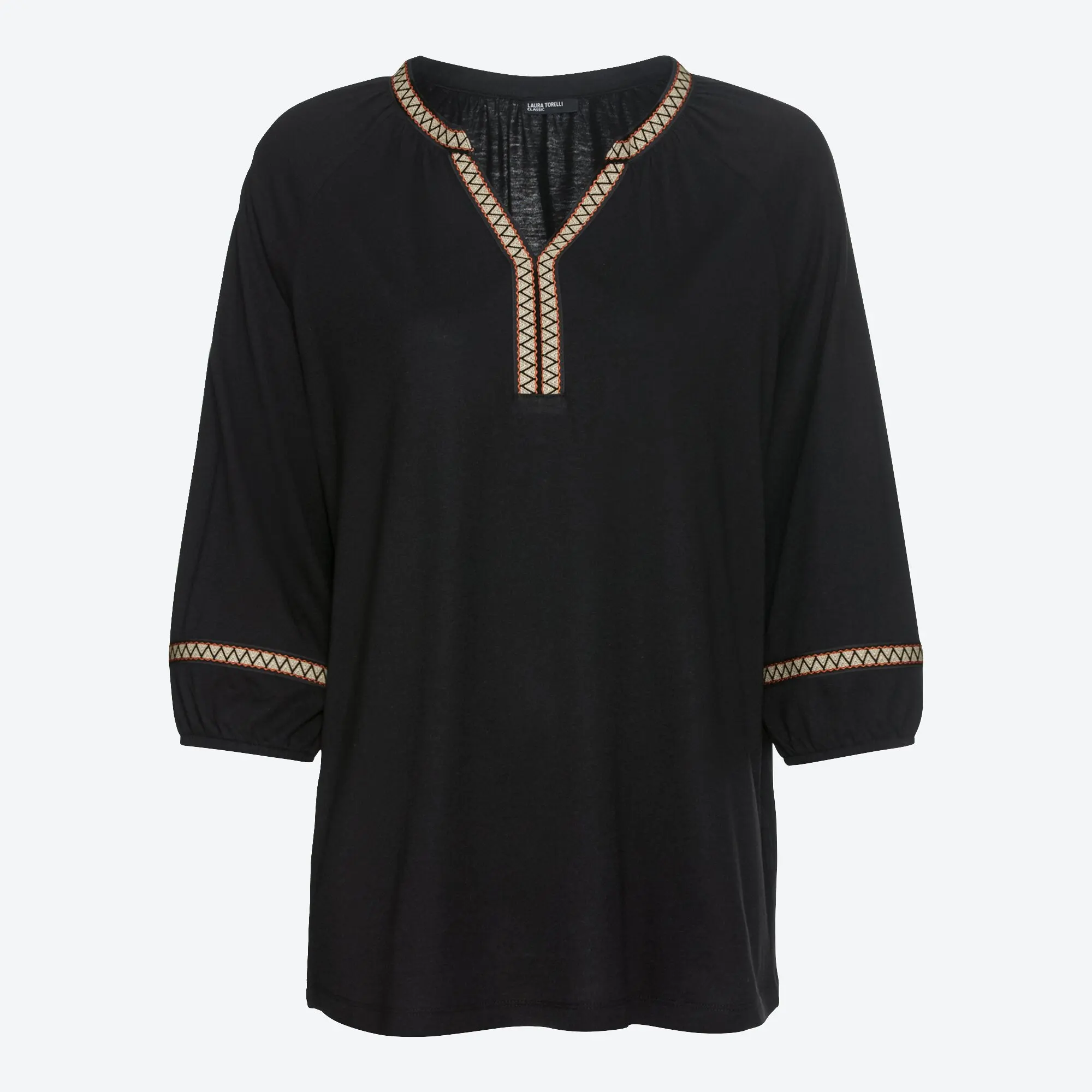 Bild von Damen-Langarmshirt aus Modal und Baumwolle