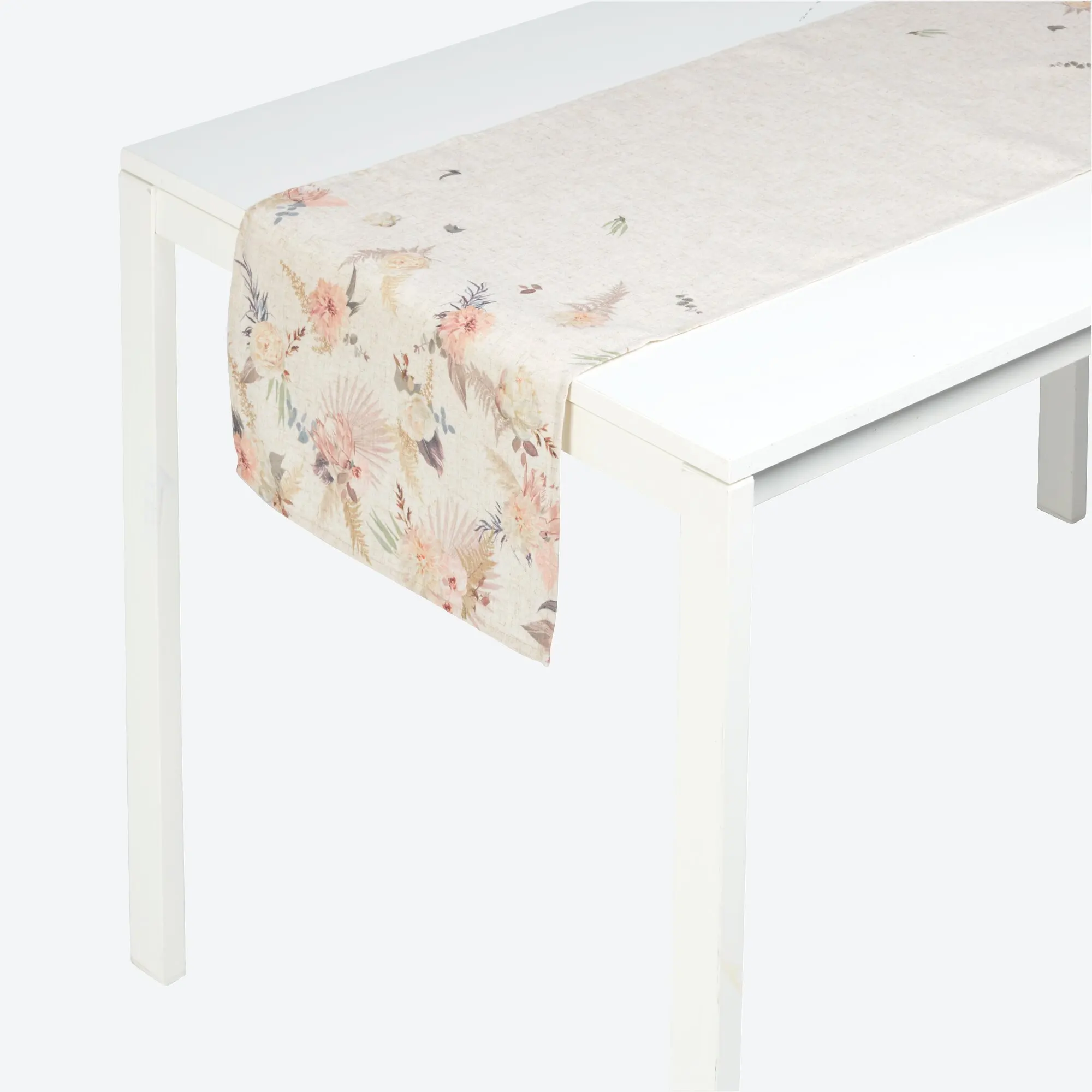 Bild von Tischläufer mit Frühlings-Rosen, ca. 40x140cm