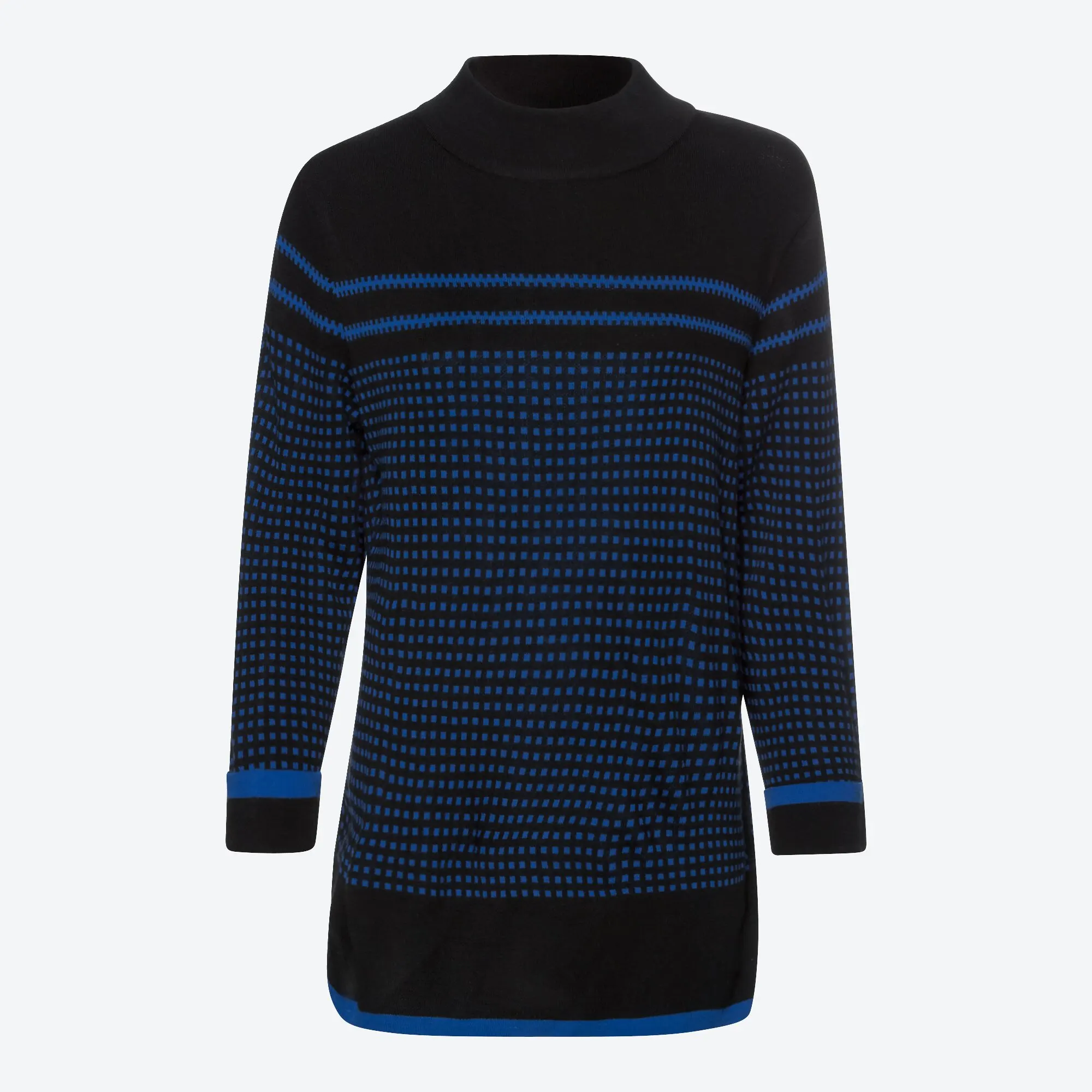 Bild von Damen-Pullover mit hohem Kragen