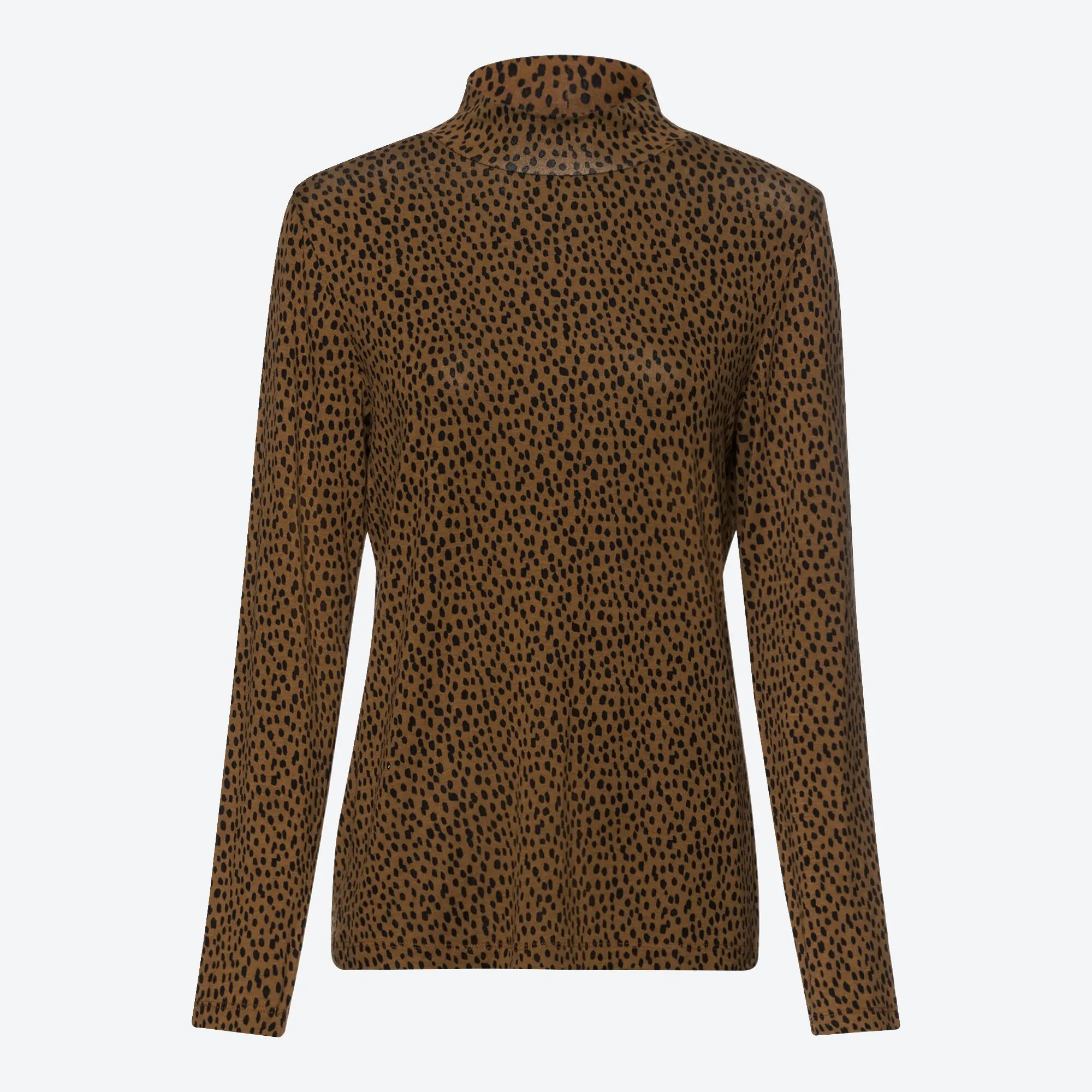 Bild von Damen-Shirt mit hohem Kragen