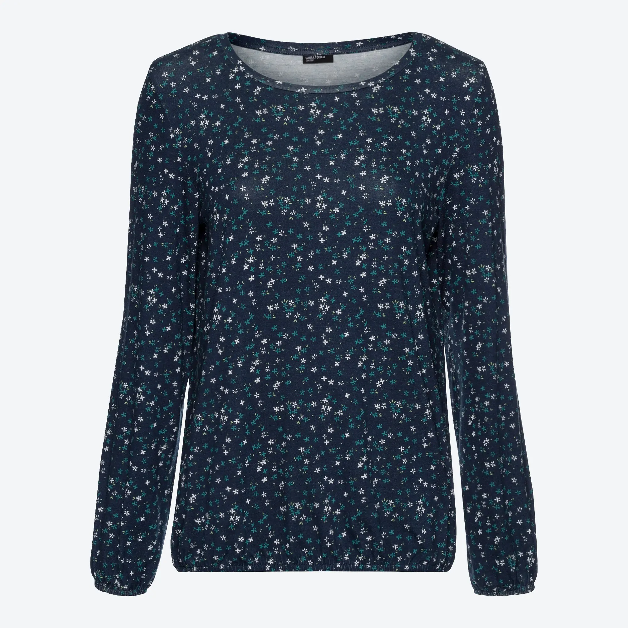 Bild von Damen-Shirt mit elastischen Ärmelöffnungen