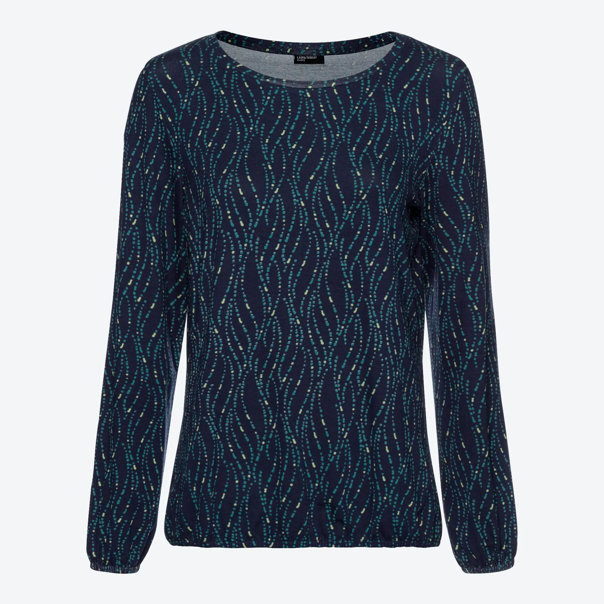Bild von Damen-Shirt mit elastischen Ärmelöffnungen