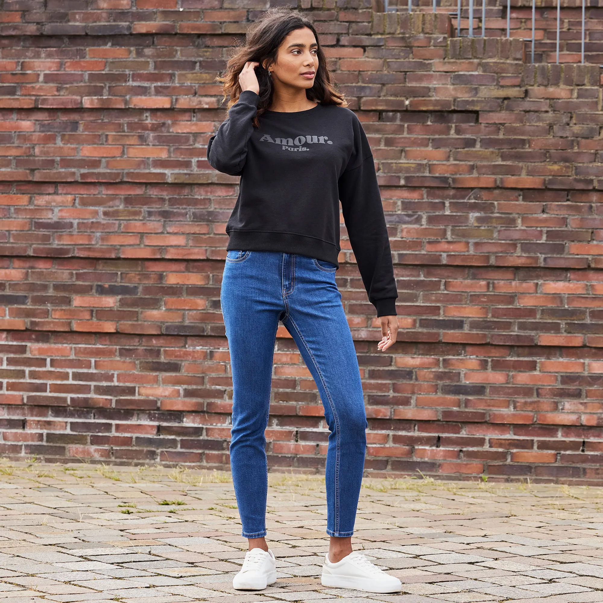 Bild von Damen-Jeans mit Lyocell