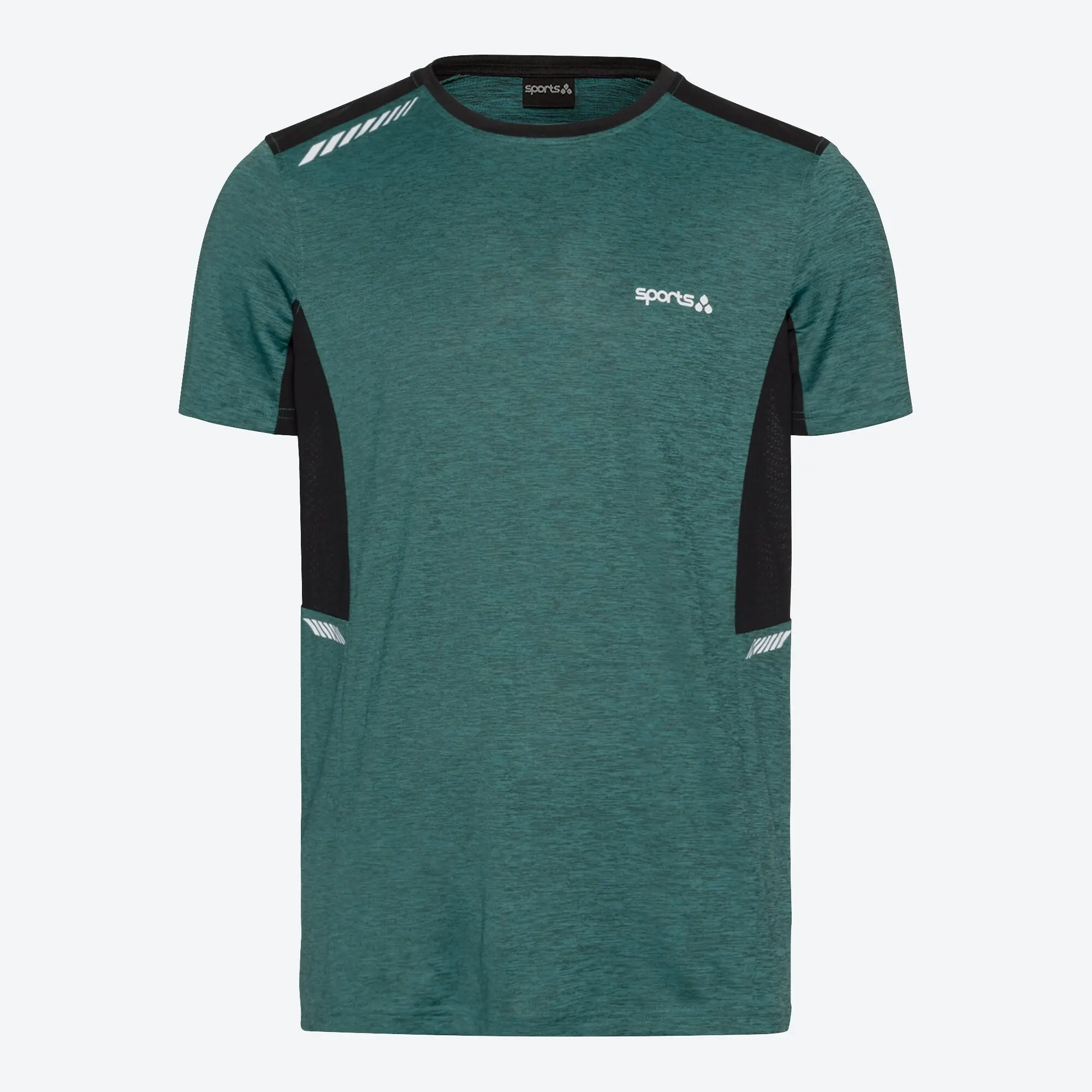 Bild von Herren-Funktions-T-Shirt mit reflektierenden Prints