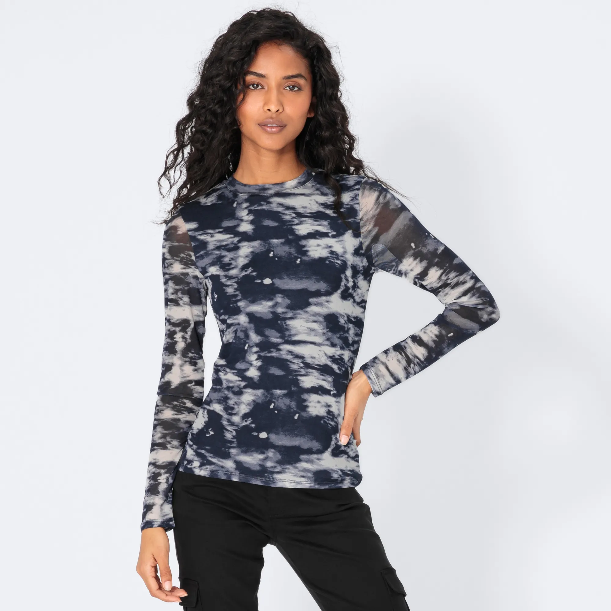 Bild von Damen-Shirt mit Mesh