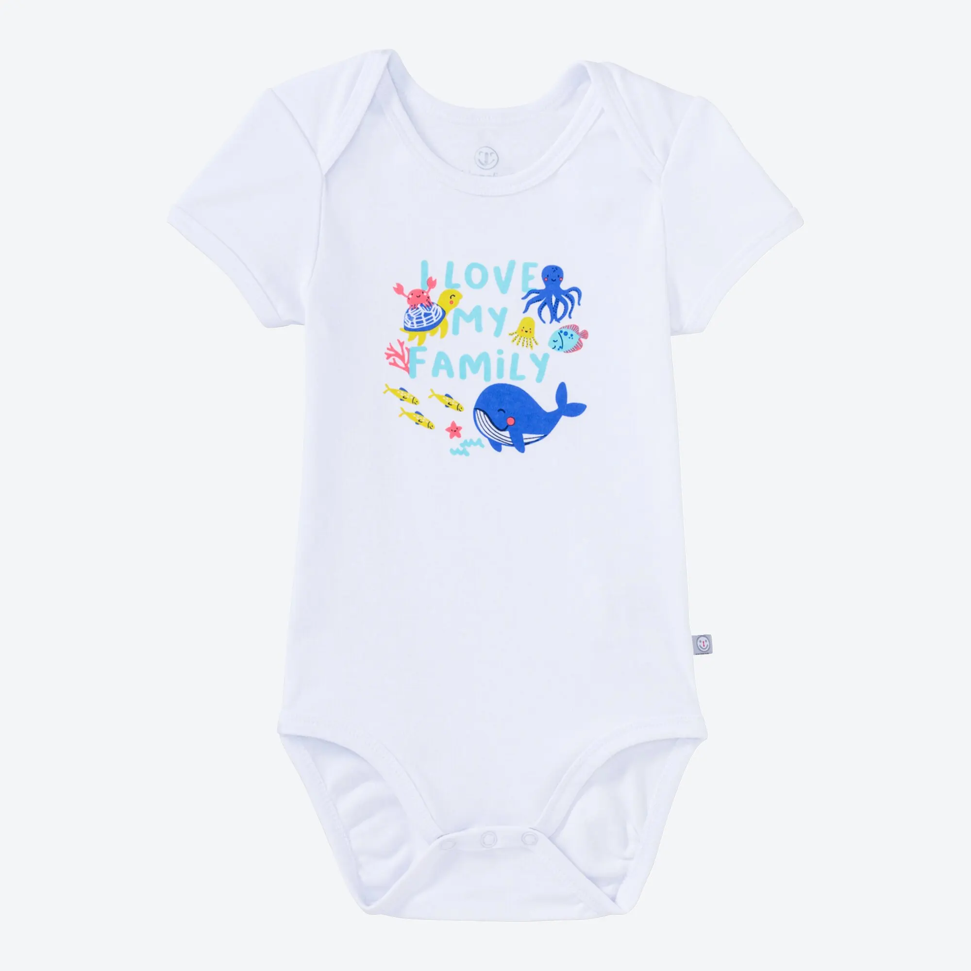 Bild von Baby-Jungen-Body mit Frontaufdruck