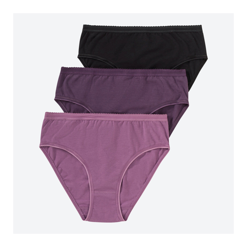 Bild von Damen-Rioslip mit glänzendem Rand, 3er-Pack