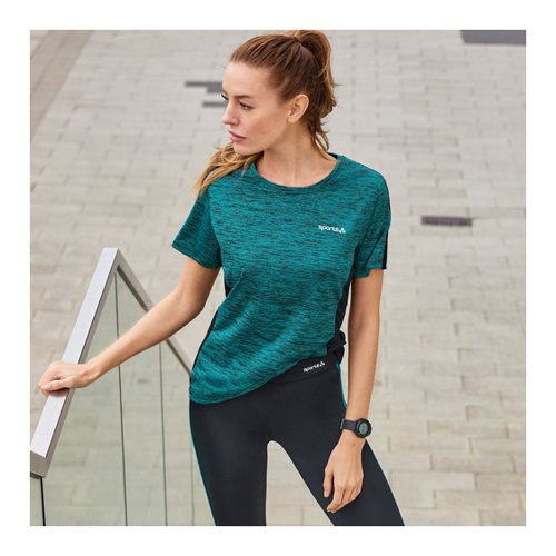 Bild von Damen-Funktions-T-Shirt mit Rundhalsausschnitt