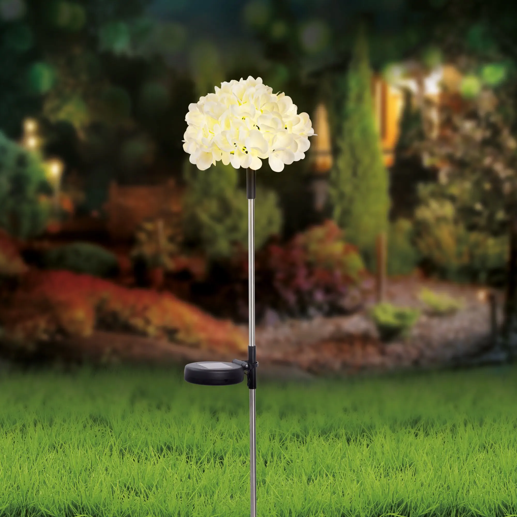 Bild von Solarstab in verschiedenen Blumen-Designs, ca. 74cm