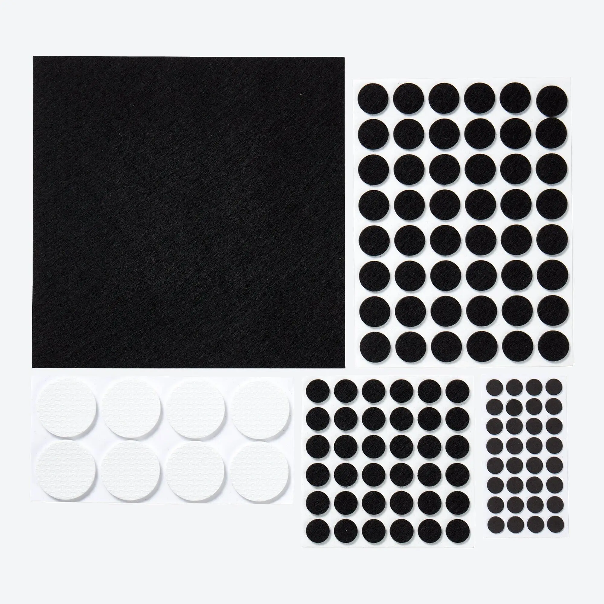Bild von Filzgleiter-Set, verschiedene Größen, 125-teilig