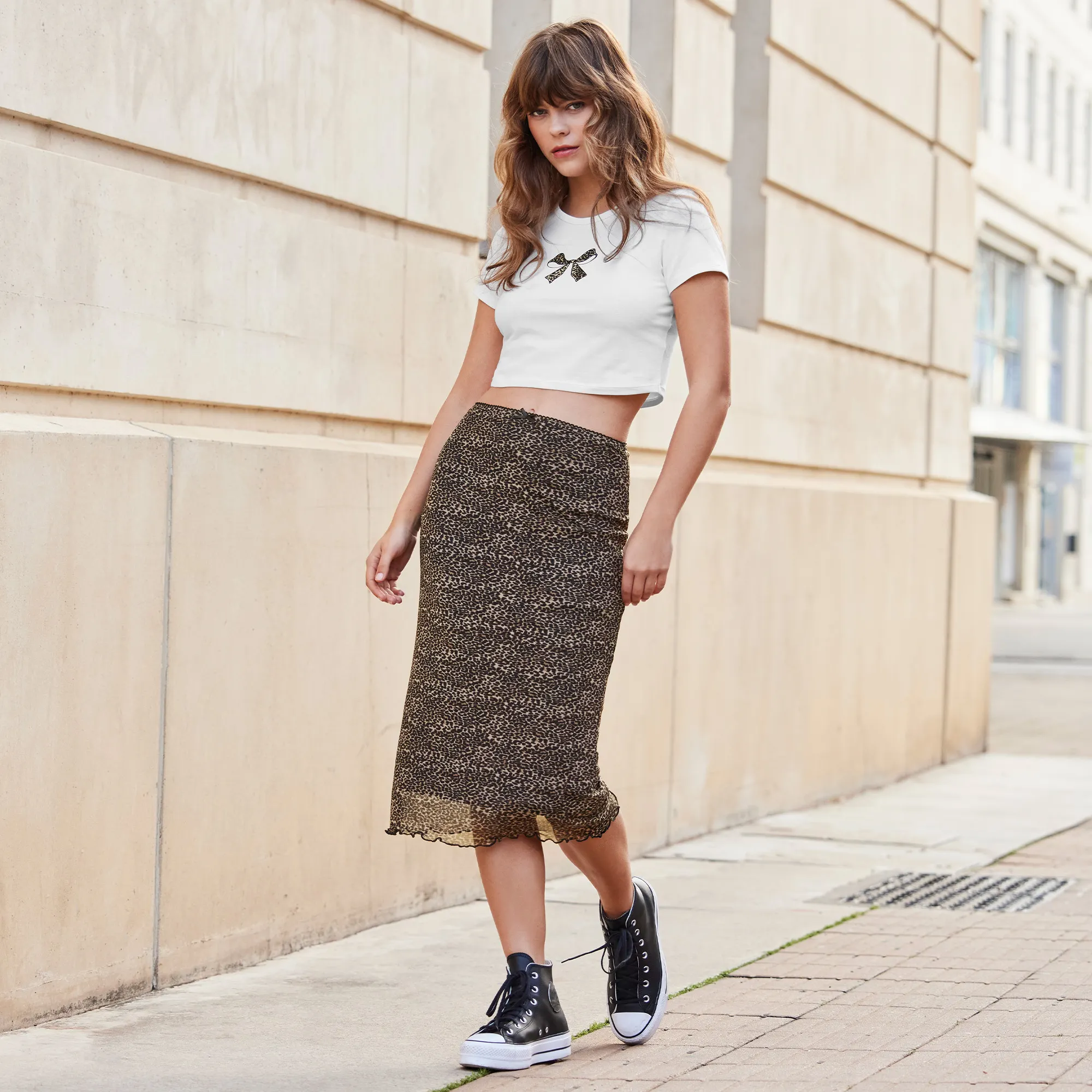 Bild von Damen-Rock mit Mesh