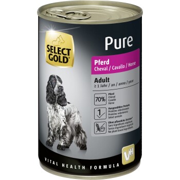 Bild von SELECT GOLD Pure Adult Pferd 6x400 g