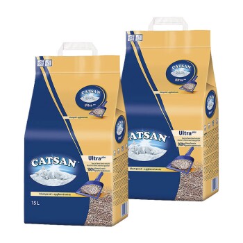 Bild von CATSAN Ultra plus Klumpstreu 2x15 l
